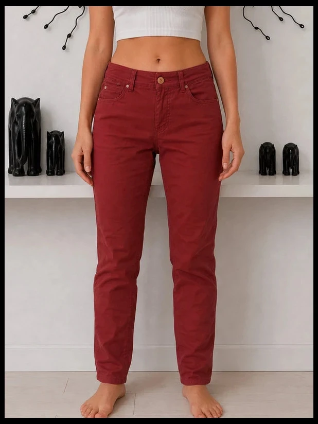 Jean Skinny Bruin Denim Stretch – Maat 32 – Slim Fit – photo 5